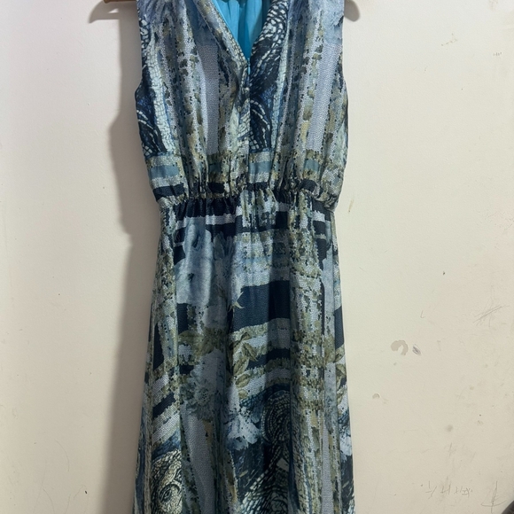 Women's chiffon maxi dress - Picture 1 of 4